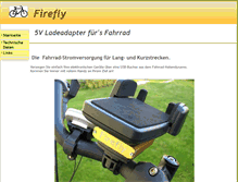 Tablet Screenshot of firefly-power.de